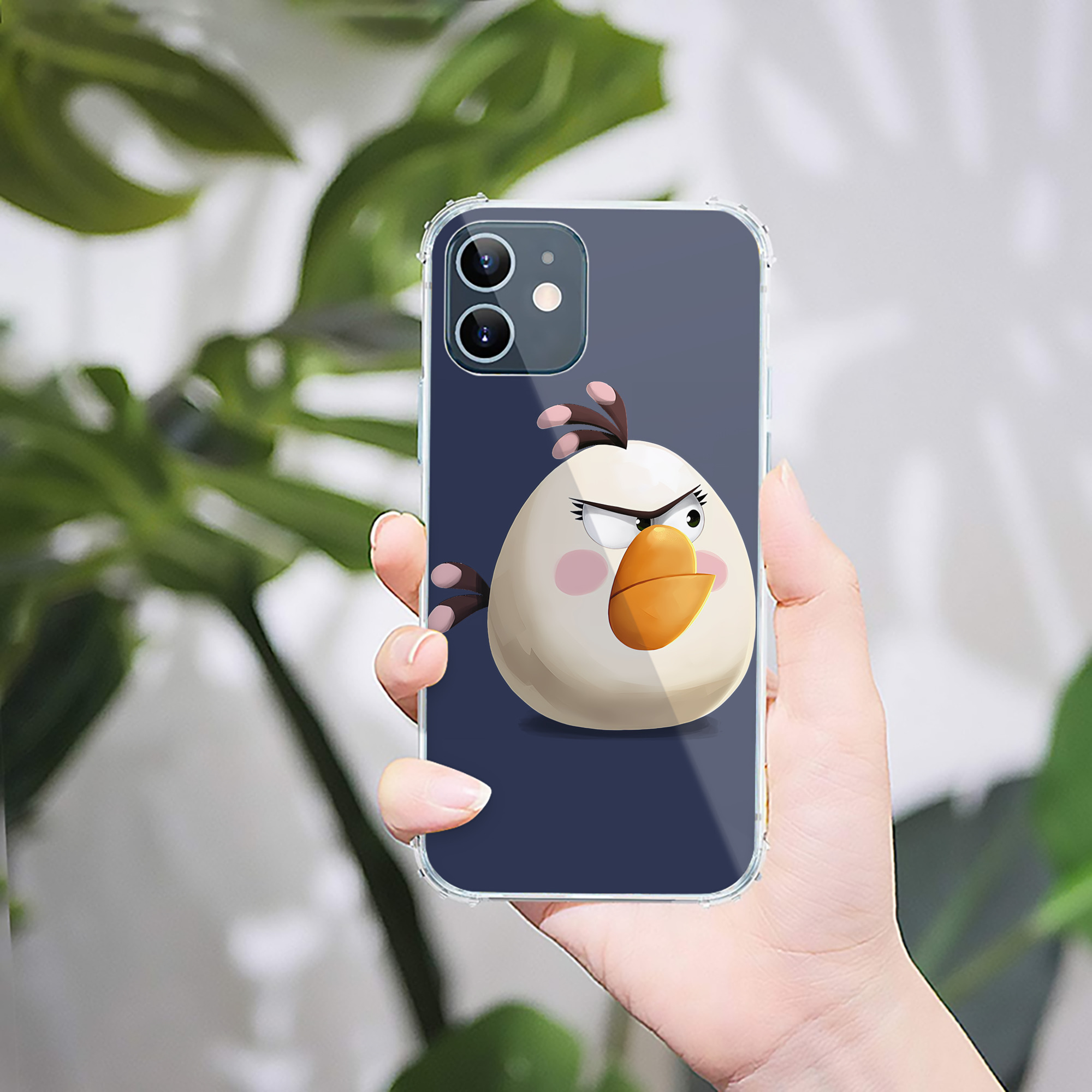 （画像用） Angry Birds アングリーバード 【iPhone 12シリーズ対応】透明スマホケース（クリアソフトケース）